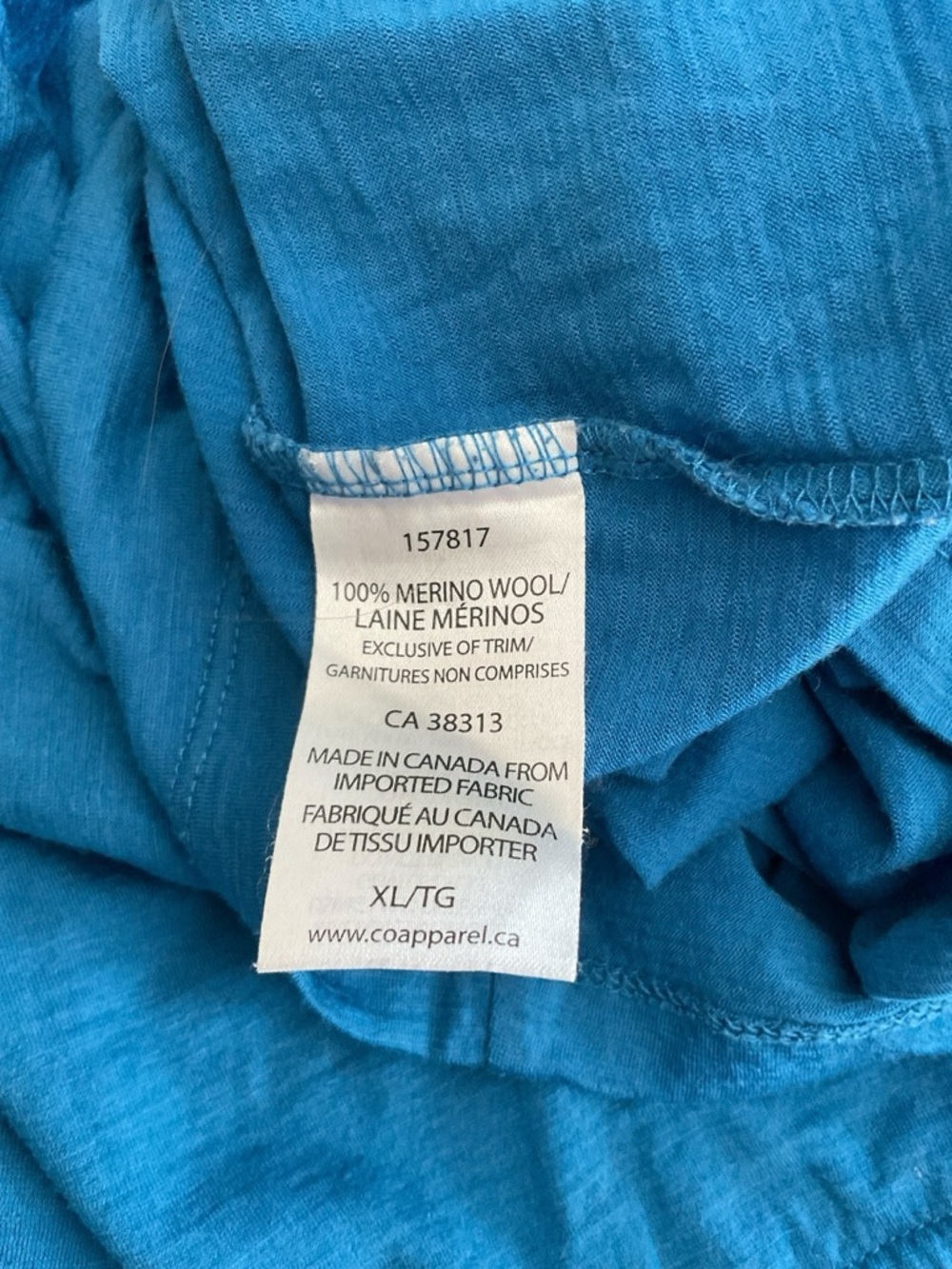 Segments merino wool sweater size XL - Picture 8 of 8